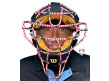 Wilson MLB USA Dyna-Lite Aluminum Umpire Mask with Two-Tone Worn