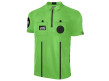 Capelli Sport Men's Official 1/4 Zip Soccer Referee Shirt - Green and Black