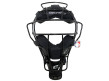 CM-TG-45 Champro Vented 4 1/2" Umpire Throat Guard Front View with Mask