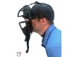 CM-TG-65 Champro Vented 6 1/2" Umpire Throat Guard Worn Side View