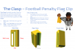 The Clasp - Football Penalty Flag Clip