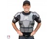 DCP-PRO Diamond Pro Umpire Chest Protector Worn Front View with Extensions