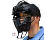 Diamond Eclipse Umpire Mask Worn Angled