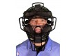 DFM-UMP DFM-UMP Diamond iX3 Aluminum Umpire Mask with Quik-Dry Worn Front View