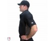 F3-CPv3 Force3 V3 Ultimate Umpire Chest Protector Worn Side View in Umpire Shirt