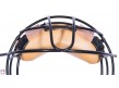 F3-DEF-BK/TN-Force3 Defender Umpire Mask with Tan Top