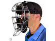 F3-DEF-BK-Force3 Silver Defender Umpire Mask with Silver Profile