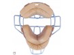 F3-DEF-TN-Force3 Silver Defender Umpire Mask with Tan Inside