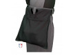 F3-DRYLO-BK Force3 DryLo Umpire Black Ball Bag Worn Side View