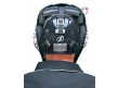 Force3 Silver Defender Hockey Style Umpire Helmet Reverse Worn