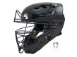 Force3 Black Defender Hockey Style Umpire Helmet Side
