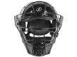 Force3 Black Defender XS3 Hockey Style Umpire Helmet Front