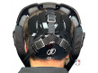 Force3 Black Defender XS3 Hockey Style Umpire Helmet Worn Back