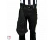 FB-TOWEL-BK RefSmart Game Day Football Referee Towel - Black Worn Closeup