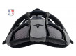 FM4000-UMP-BK/GY All-Star Black Magnesium Umpire Mask with Grey LUC Top Flat View
