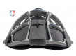 FM4000-UMP-SV/GY All-Star Silver Magnesium Umpire Mask with Grey LUC Top Flat View