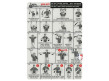 Football Referee Penalty Signal & Yardage Card by Williams Front