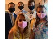 Family Wearing Masks