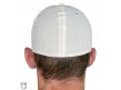 HT111 Smitty Performance Flex Fit White Referee Cap Worn Back View