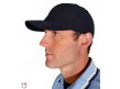 HT316-N Smitty Performance Flex Fit Umpire Cap 6-Stitch Navy Worn Front Angled View