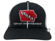 Iowa (IHSAA) Embroidered Richardson Pulse Performance FlexFit Officials Cap