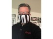 USA-MASK Reusable Cloth Face Mask by Smitty Black & White Stripes Worn by Jim Arehart