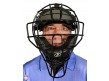 MSUN Force3 Umpire Sun Visor for Defender Masks Worn Front View