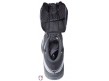 MU460XB3 New Balance V3 All-Black Mid-Cut Umpire Plate Shoes Top View with Plate Up