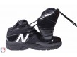MU460XT3 New Balance V3 Black & White Mid-Cut Umpire Plate Shoes Inside Side View with Plate Up