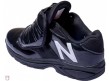 MUL460T3 New Balance V3 Black & White Low-Cut Umpire Plate Shoes Outside Back Angled View
