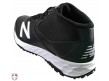 MUM950T3 New Balance V3 Black & White Mid-Cut Umpire Base Shoes Outside Back Angled View