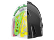 All-Star Matte Black MVP5 LT Umpire Helmet  Clear