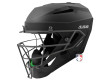All-Star Matte Black MVP5 LT Umpire Helmet Side