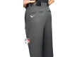 Mizuno Charcoal Grey Umpire Base Pants Back