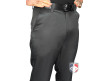 Mizuno Charcoal Grey Umpire Base Pants Front