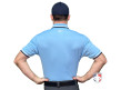 Mizuno Short Sleeve Umpire Shirt - Powder Blue Back