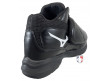 Mizuno Pro Wave Black and White Mid-Cut Umpire Plate Shoe Heel Side