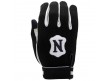 NEU-GLOVE-WHT Neumann Black & White Officials Gloves Back