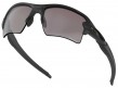O9-188-73 Oakley Flak 2.0 PRIZM Sunglasses - Matte Black / Black Iridium Front Angled Up View