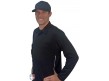 S311-BK Smitty Major League Style Long Sleeve Self-Collared Umpire Shirt - Black