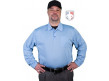 S311-Smitty Major League Style Long Sleeve Self-Collared Umpire Shirt - Polo Blue