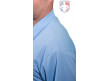 S311 Smitty Major League Style Long Sleeve Self-Collared Umpire Shirt - Polo Blue Shoulder