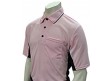 S312-PK Smitty Major League Replica Umpire Shirt - Pink with Black Front View