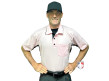 Smitty Major League Replica Umpire Shirt - Pink with Black