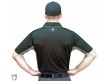 S314-BK Smitty V2 Major League Replica Umpire Shirt - Black with Charcoal Grey Worn Back View