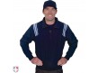 S320-NPB Smitty Traditional Half-Zip Umpire Jacket - Navy and Powder Blue Front View
