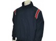 S320-N/R Smitty Traditional Half-Zip Umpire Jacket - Navy and Red Front View