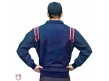 S320-N/R Smitty Traditional Half-Zip Umpire Jacket - Navy and Red Worn Back View