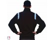 S330-BK/PB Smitty Major League Style Fleece Lined Umpire Jacket - Black and Polo Blue Back View
