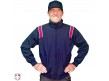 S330-N/R Smitty Major League Style Fleece Lined Umpire Jacket - Navy and Red